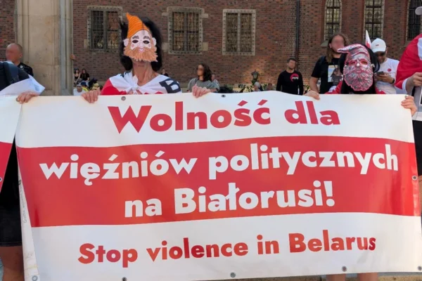 Białoruska wspólnota Wrocławia uczciła piątą rocznicę wydarzeń 2020 roku